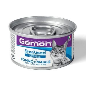 Gemon Cat Sterilized Mousse Tonno E Maiale 85 Gr