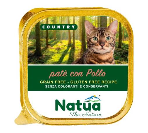 NATUA GATTI POLLO VASCHETTA 100 GR