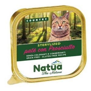 Natua Gatto Prosciutto Sterilized Vaschetta 100 Gr