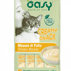 Oasy Snack Cat Creamy Pollo 4 x 15 Gr