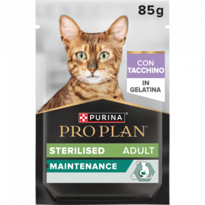 Pro Plan Cat Sterilized In Gelatina Con Tacchino Multipack 10 x 85 Gr