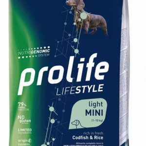 Prolife Dog Adult Light Mini Merluzzo 2 Kg
