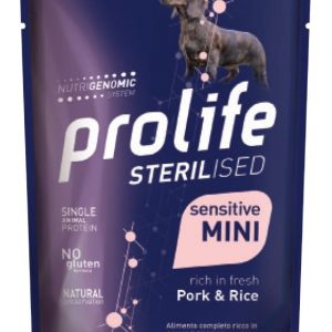 Prolife Dog Sterilized Mini Maiale E Riso Bustina 100 Gr