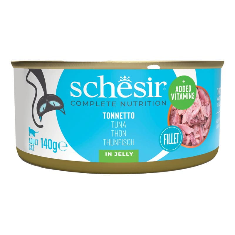 SCHESIR GATTO TONNETTO JELLY LATTINA 140 GR