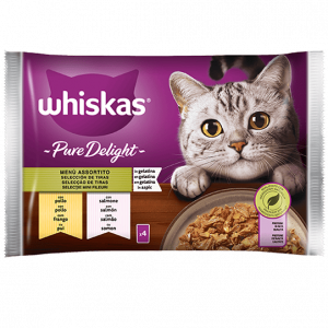 Whiskas Pure Delicato Assortito 4 X 85 Gr