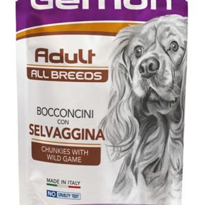 Gemon Dog Adult Con Bocconcini Selvaggina Busta 100 Gr