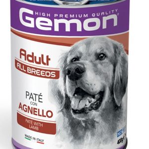 Gemon Dog Patè Adult Con Agnello Lattina 400 Gr (1)