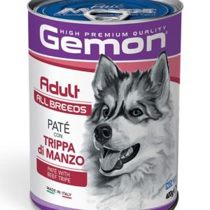 Gemon Dog Patè Adult Con Trippa Di Manzo Lattina 400 Gr