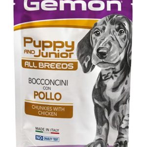Gemon Dog Puppy Junior Con Bocconcini Pollo Busta 100 Gr (1)