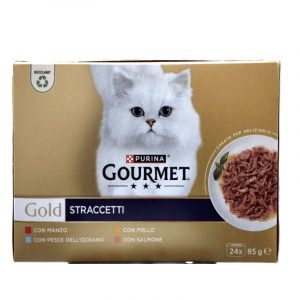Gourmet Gold Straccetti Multipack Lattina 24X85 Gr (1)
