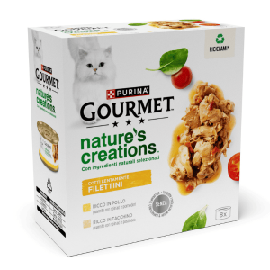 Gourmet Nature's Creation Filettini Multipack Lattina 8X85 Gr (1)