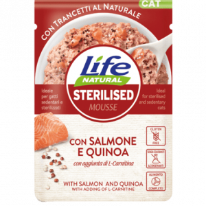 Life Cat Sterilized Salmone E Quinoa 70 Gr