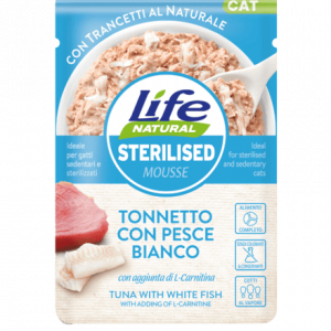 Life Cat Sterilized Tonnetto E Pesce Bianco 70 Gr