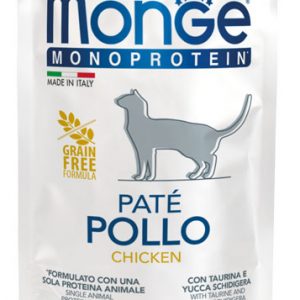 Monge Cat Pate' Sterilized Pollo Bustina 85 Gr