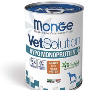 Monge Dog Vet Solution Hypo Anatra 400 Gr