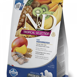 N&D Cane Tropical Selection Aringa Adult Medio Maxi 2 Kg (1)