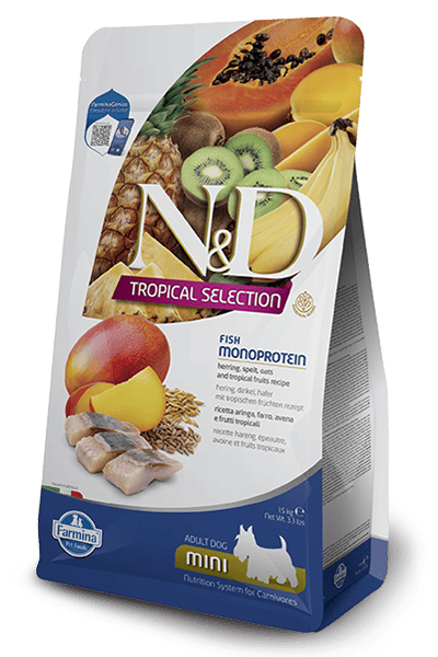 N&D Cane Tropical Selection Aringa Adult Mini 5 Kg