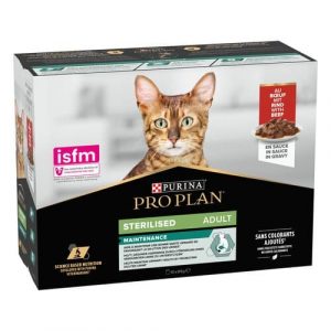 Pro Plan Cat Sterilized Multipack Manzo E Pollo 24 x 85 Gr