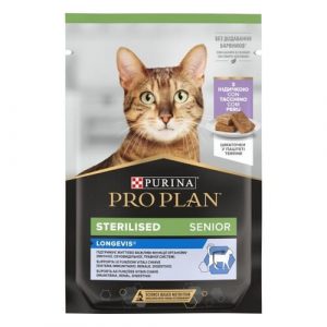 Pro Plan Cat Sterilized Senior Tacchino Bustina 85 Gr