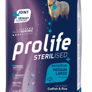 Prolife Dog Adult Sterilized Merluzzo 2,5 Kg (1)
