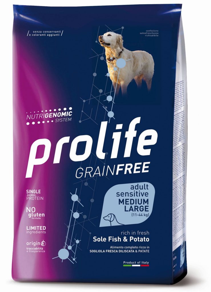 Prolife Dog Grain Free Adult Sogliola E Patate 10 Kg (1)