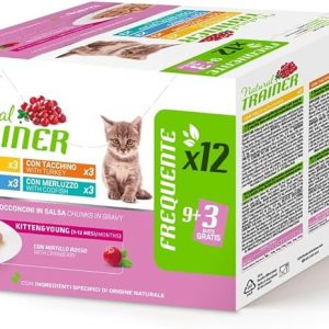 Trainer Natural Cat Multipack Kitten Mix 12 Bustine 85 Gr