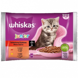 Whiskas Core Selezione Gustosa Junior 4 X 85 Gr