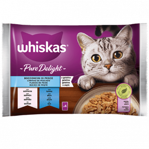 Whiskas Pure Delicato Pesce 4 X 85 Gr