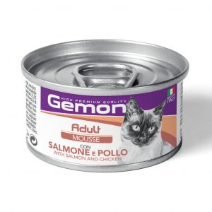 Gemon Cat Adult Mousse Salmone E Pollo 85 Gr
