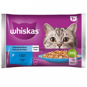 Whiskas Delizie Di Mare In Salsa 4 X 85 Gr (1)