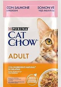 Cat Chow Adult Salmone E Fagiolini Multipack 10 X 85 Gr