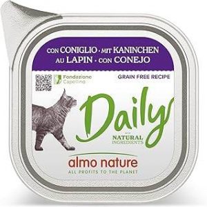 daily cat coniglio vaschetta 100 gr