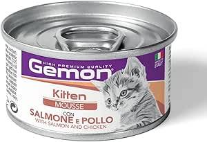 Gemon Cat Kitten Mousse Salmone E Pollo 85 Gr