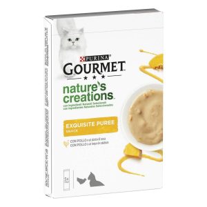 gourmet nature puree pollo 5 x 10 gr