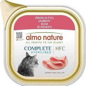 hfc cat complete sterilizzato prosciutto vaschetta 85 gr