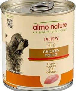 hfc dog natural puppy pollo lattina 280 gr