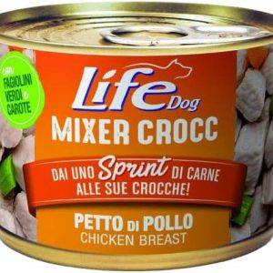 Life Dog Mixer Crocc Petto Di Pollo Lattina 150 Gr