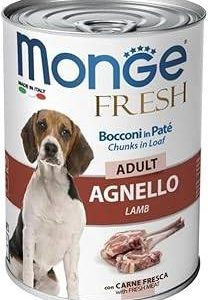 monge fresh dog adult agnello 400 gr