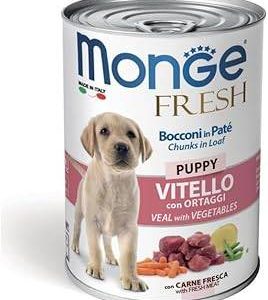 Monge Fresh Cane Puppy Vitello E Ortaggi 400 Gr