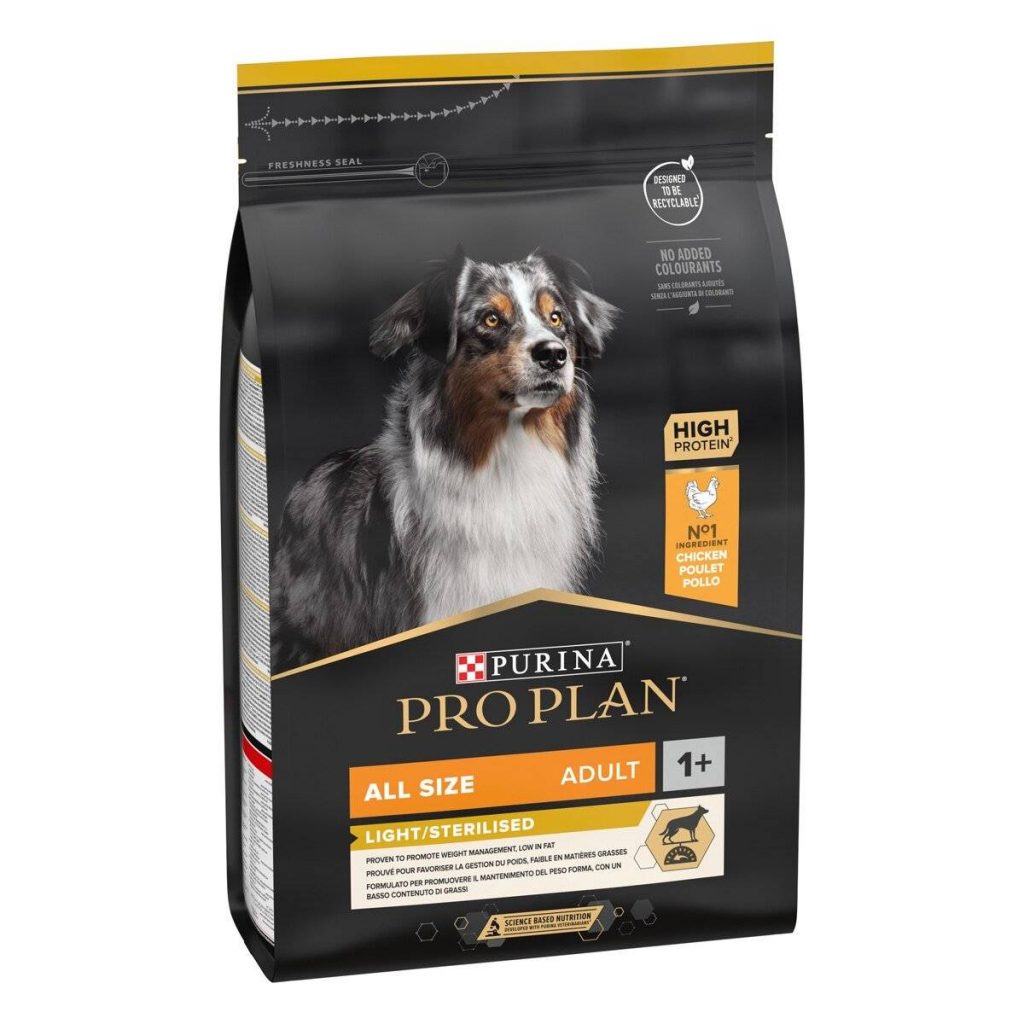 pro plan dog adult light sterilized pollo 3 kg