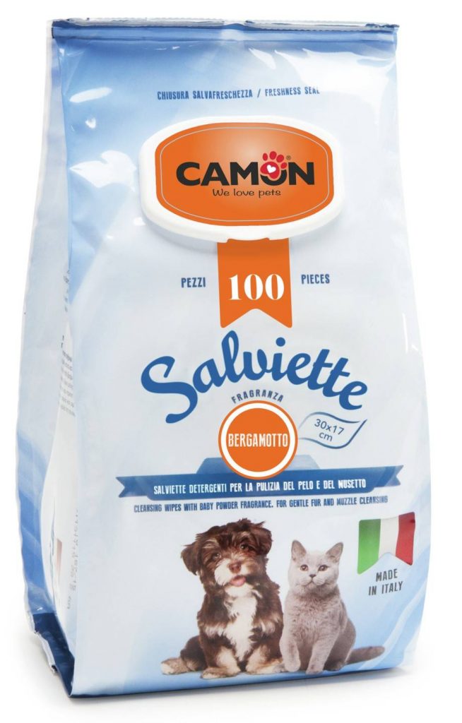 salviette camon bergamotto 100 pz