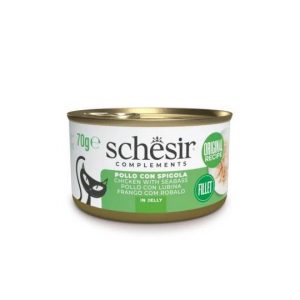 schesir gatto pollo e spigola jelly lattina 70 gr