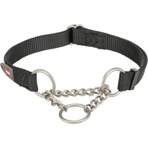 trixie collare semistrangolo m l 20 mm 35 50 cm nero