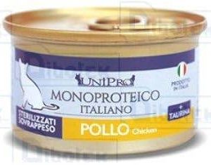 unipro cat pollo sterilized monoproteico 85 gr