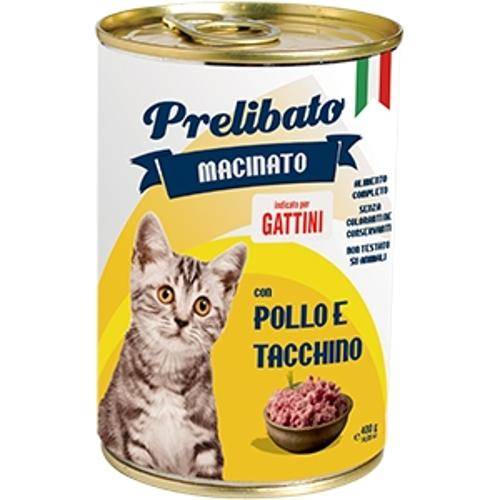 unipro cat prelibato pollo e tacchino kitten 400 gr