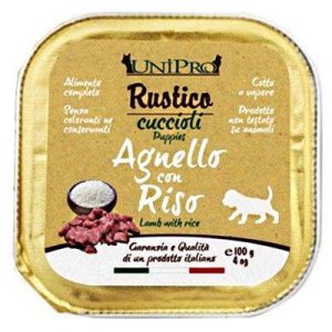 unipro dog puppy rustico agnello e riso 100 gr