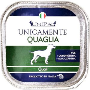 unipro dog quaglia monoproteico 150 gr