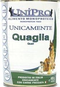 Unipro Cane Quaglia Monoproteico 400 Gr 24x