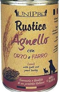 Unipro Cane Rustico Agnello Orzo E Farro 400 Gr
