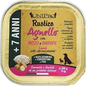 Unipro Cane Rustico Agnello Riso E Patate 7+ 100 Gr 32x
